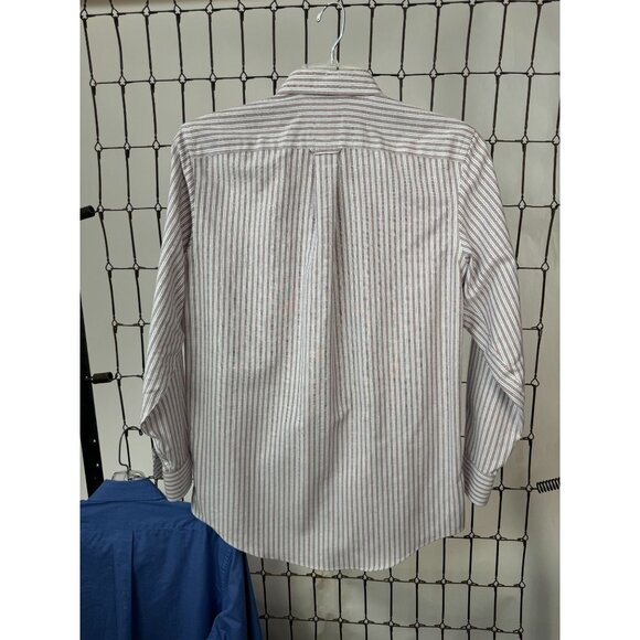 Two Chaps and Stafford Mens Classic Fit Wrinkle-Free Broadcloth Dress Shirts 15 - Picture 14 of 16